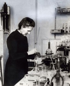 Marie Curie, From the Nationaal Archief of the Netherlands Photographer unknown, No known copyright restrictions